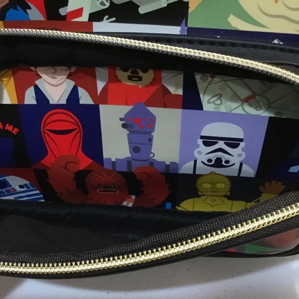Star Wars Kids' Multicolor Character Patchwork Mini Backpack
